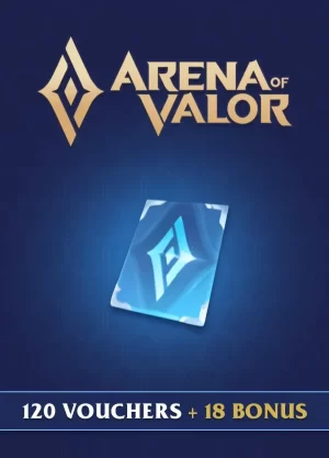 Arena of Valor – 120 Vouchers + 18 Bonus