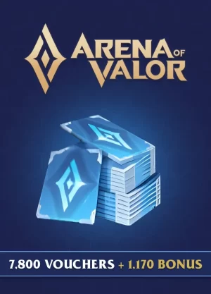 Arena of Valor – 7,800 Vouchers + 1,170 Bonus