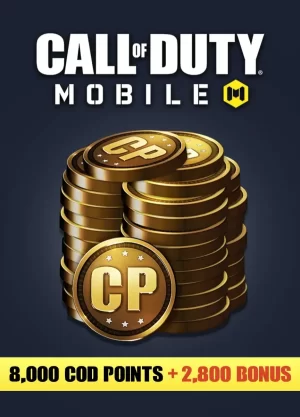 Call Of Duty: Mobile 8000 Points + 2800 Bonus